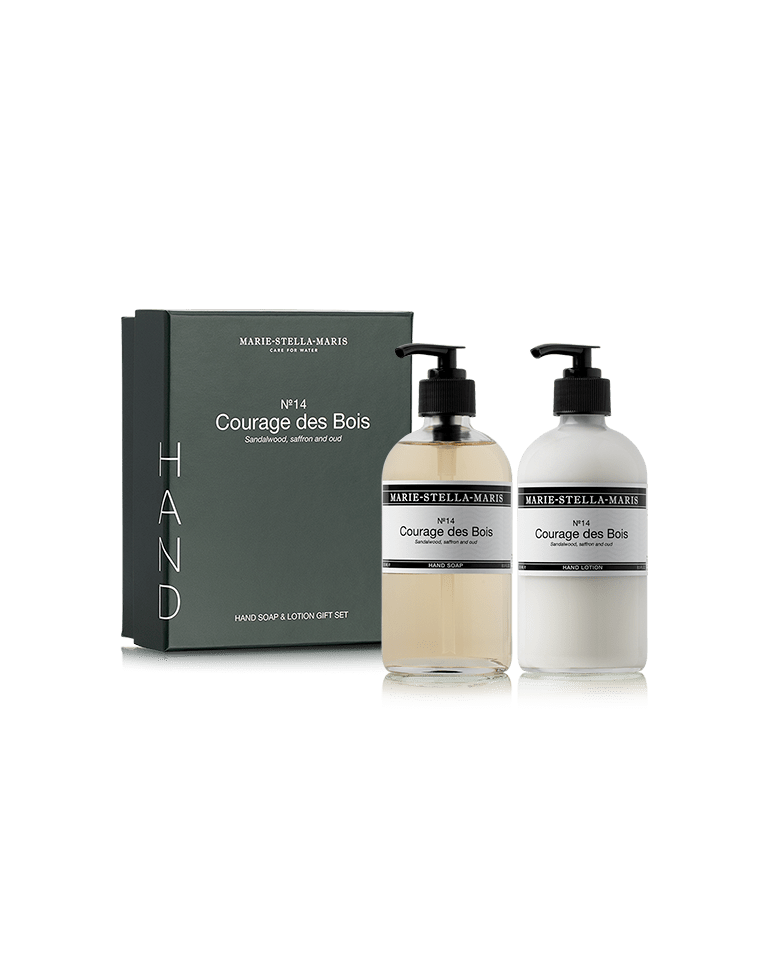 8720701161399 Hand Gift Set Courage des Bois 2 x 250 ml packshot 768x960