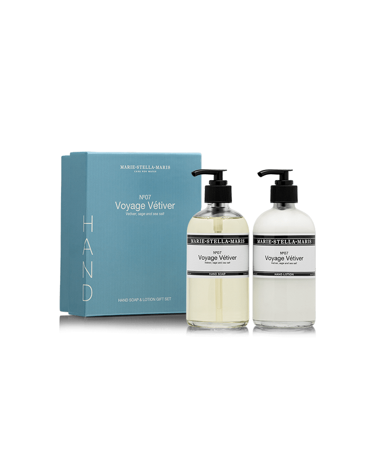 8720701162310 Hand Gift Set Voyage Vétiver 2 x 250 ml packshot 768x960