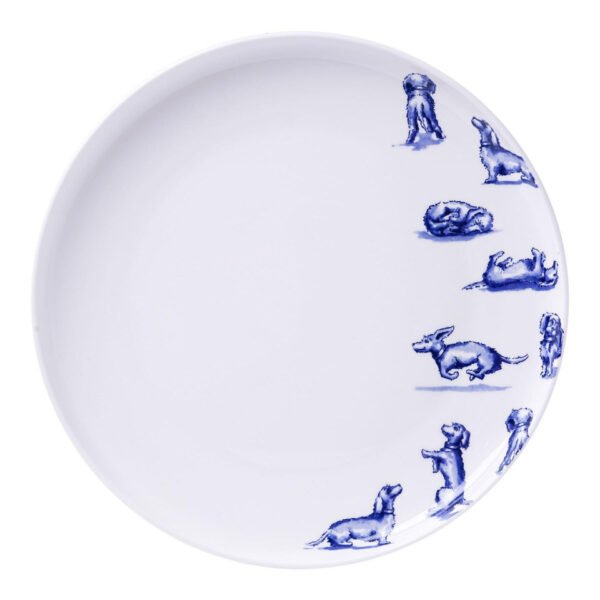 Nhaan Dachshund Dinner Plate – Porcelain – 26 cm